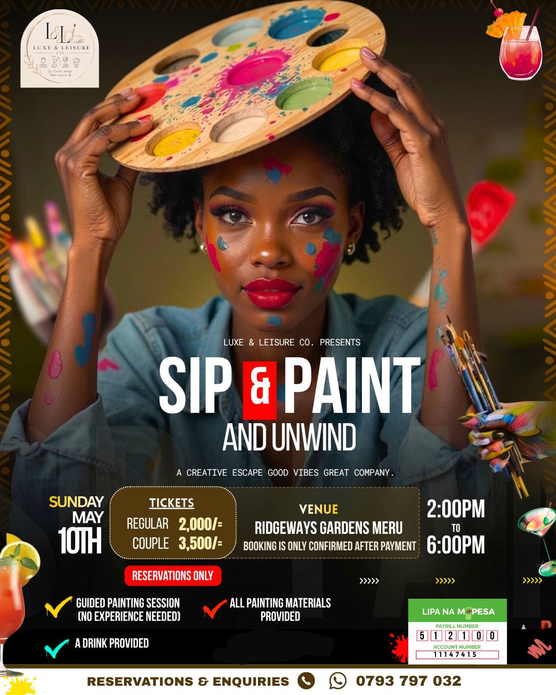 Meru Show SIP AND PAINT | Events in Meru | Twende Meru